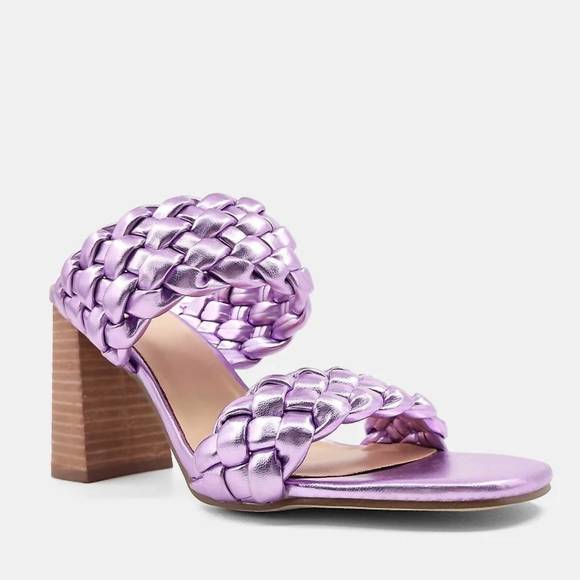 NEW SHU SHOP heaven heel in metallic purple - Picture 3 of 4